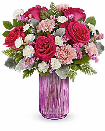Pink Glow Vase Arrangement