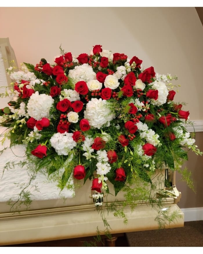 Classic Memories Casket Spray