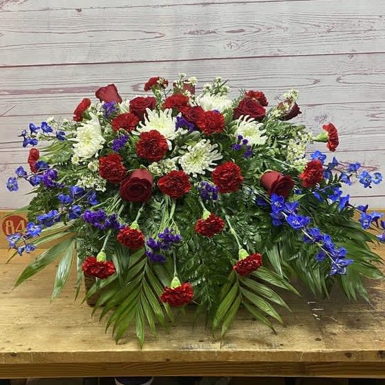 Honorable Dedication Casket Spray