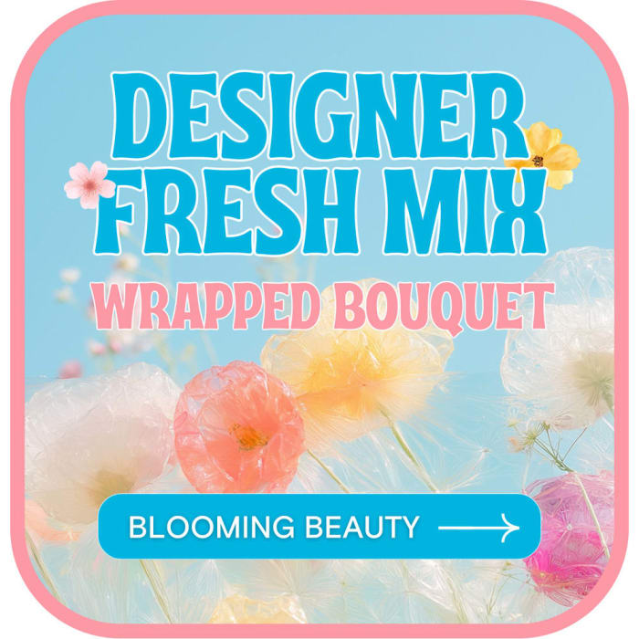 Designer's Selection Wrapped Bouquet
