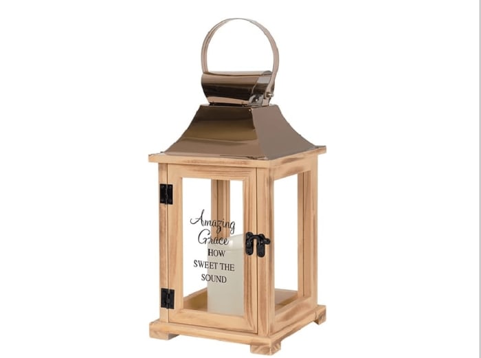 Amazing Grace "How Sweet the sound" Lantern