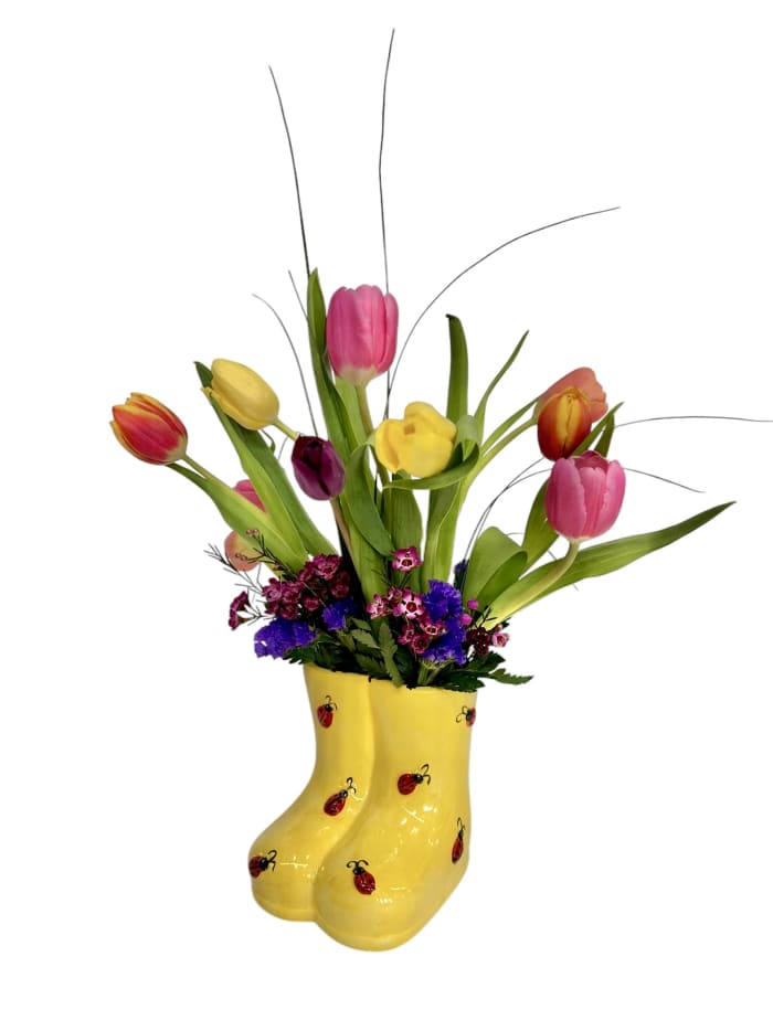 Sunny Steps Tulip Bouquet