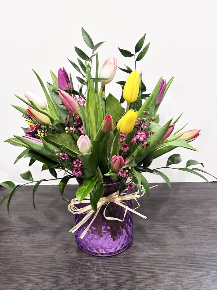 Tulip Vase Arrangement