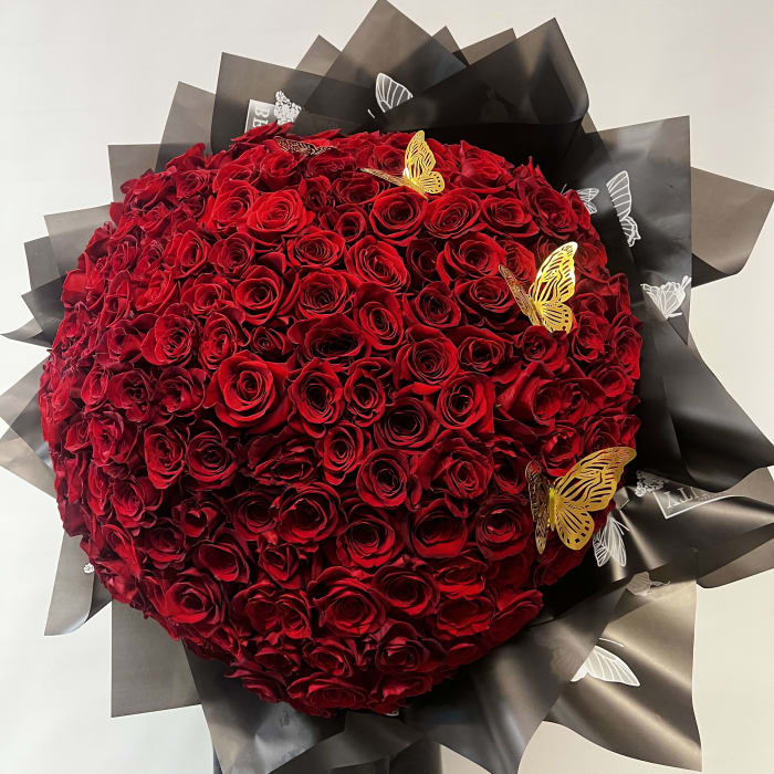 XL Wrapped Roses By Elite