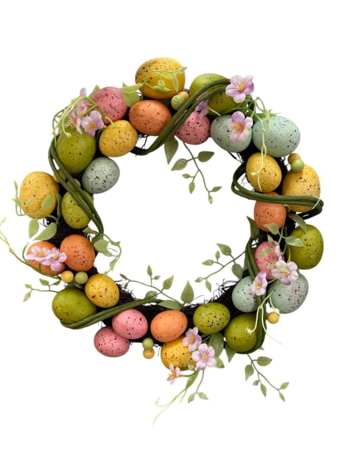 Easter Egg Wreath
