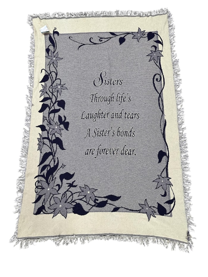 SIsters Tapestry Throw