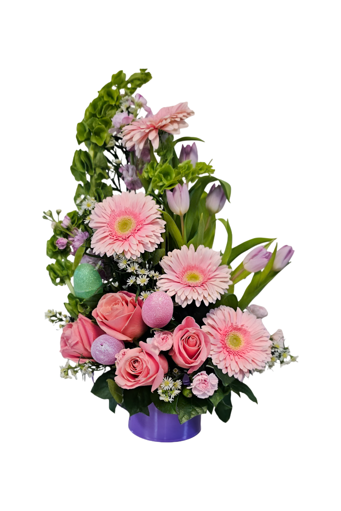 EA-7 Arreglo de gerberas, tulipanes y rosas