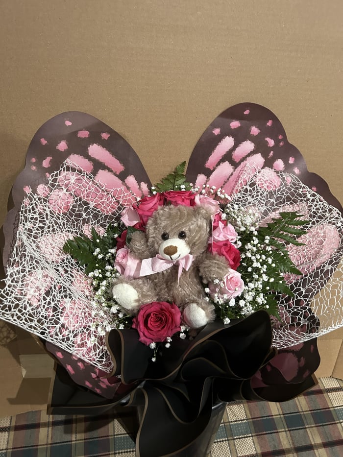 Butterflies and Flowers Bouquet