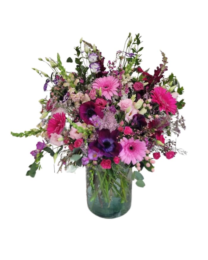 Passion For Purple Vase Arrangement