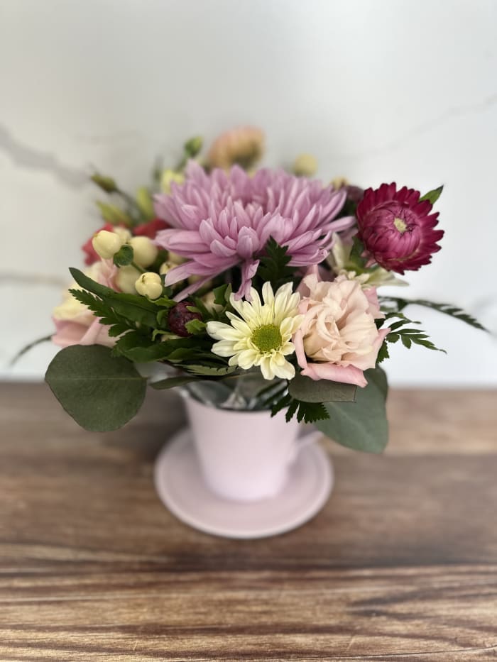 Mothers Day Tea Time Vase