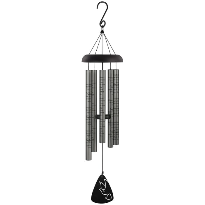 Loves Never Dies 30" Charcoal Sonnet Chime