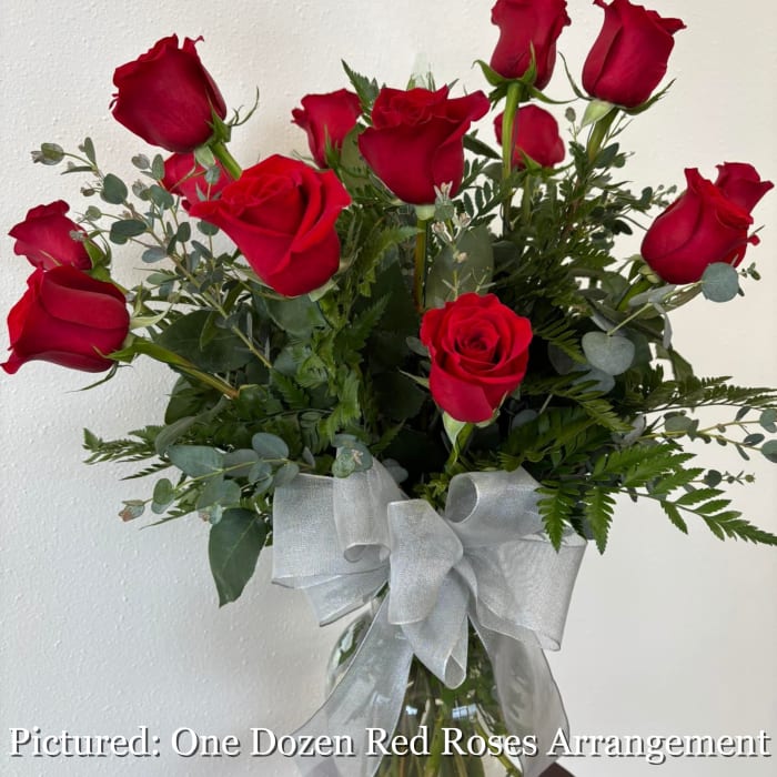 Roses Vase Arrangement