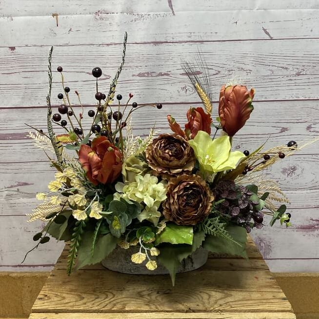 Ember Glow Silk (Artificial) Arrangement