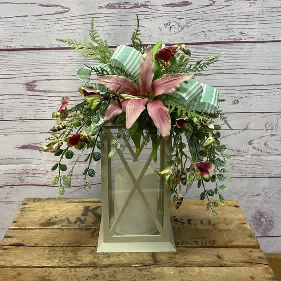 Blissful in Beige Silk (Artificial) Lanterns