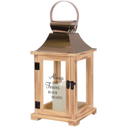 "Always and Forever" Memorial Lantern