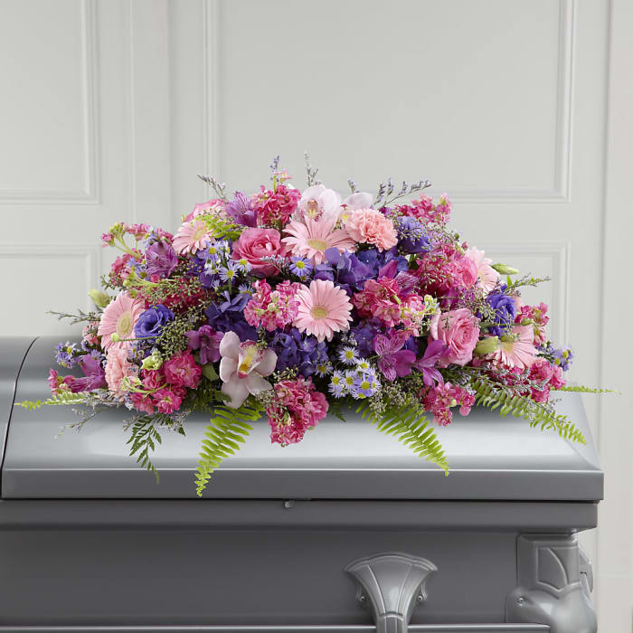 Glorious Garden Casket Spray