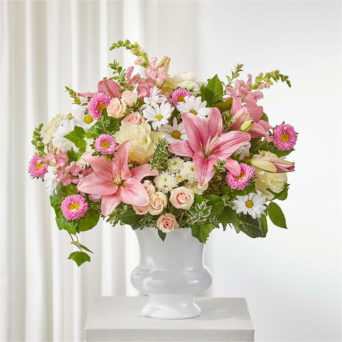Empathetic Blooms Urn Arrangement