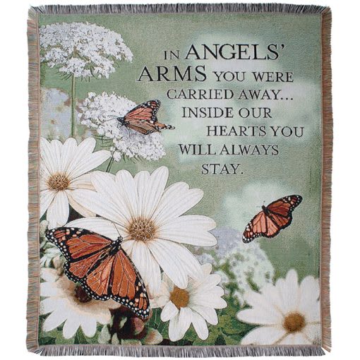 Angels’ Arms Woven Tapestry Throw