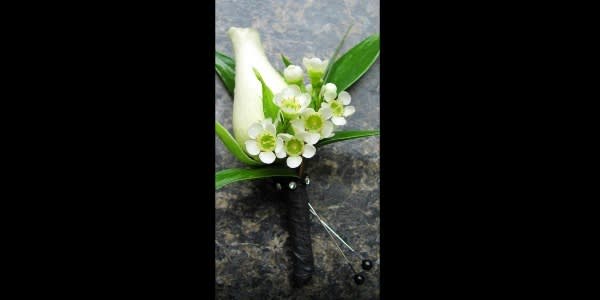 Classic White Boutonniere