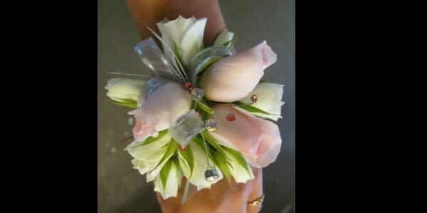 Blush Pink Wrist Corsage