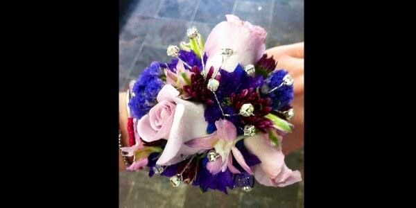 Purple/Mauve Wrist Corsage
