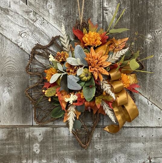 Falling Leaves Silk (Artificial) Wreaths