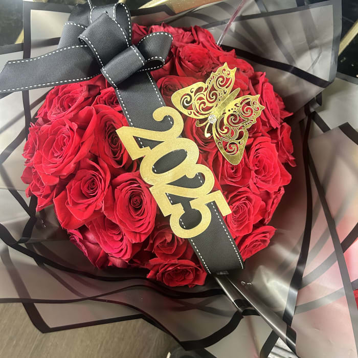 50 Long Stem Red Roses