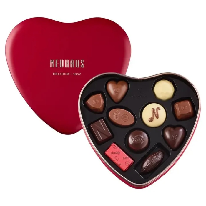 Red Heart Tin Chocolates
