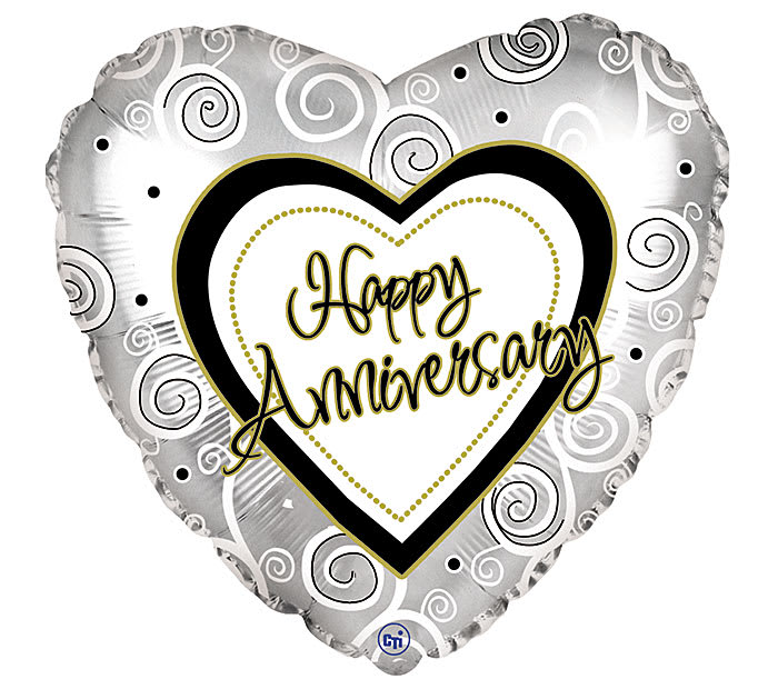 Anniversary Heart Balloon