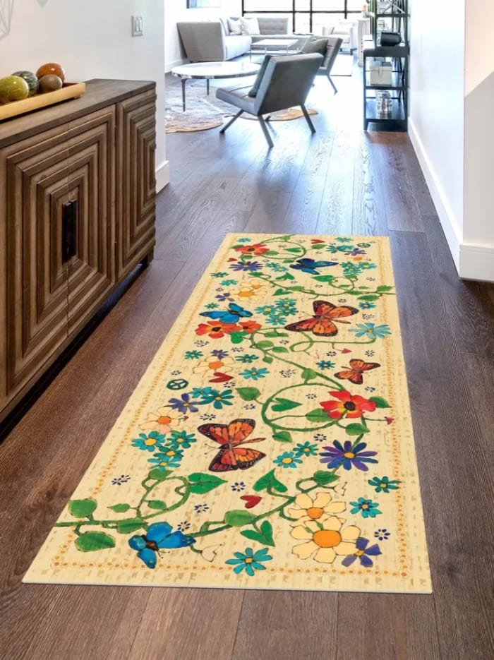 Happy Garden Floor Flair (2.5x7)