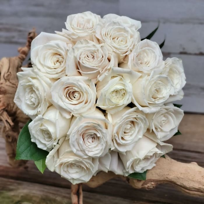 White Rose Classic Bouquet