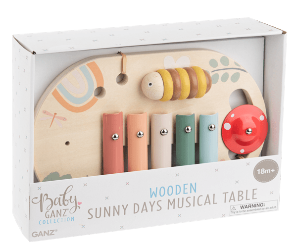 Wooden Sunny Days Musical Table