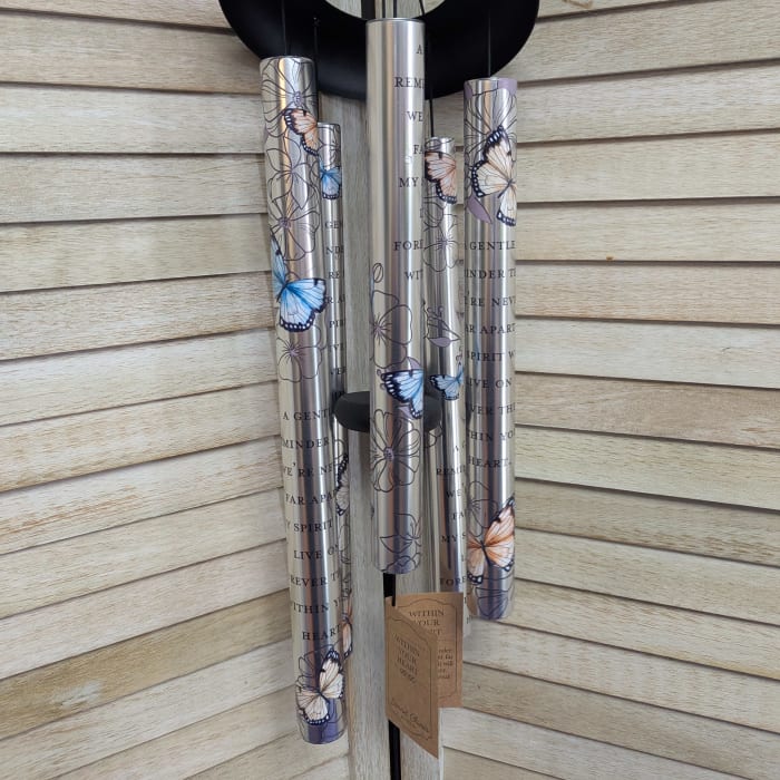 Painted Butterfly WindChime