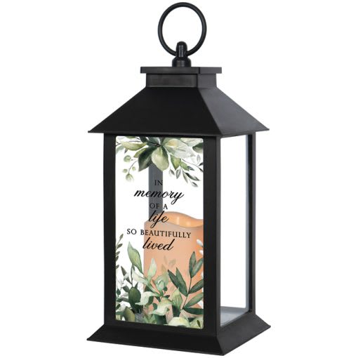 "Beautifully Lived" Lantern