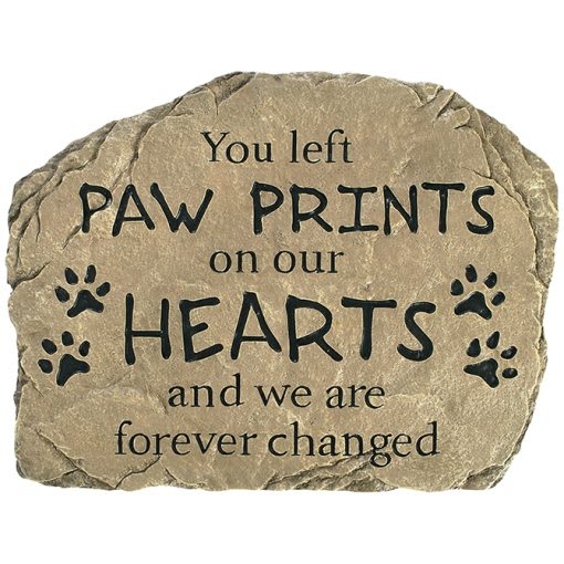 "Paw Prints" Garden Stone