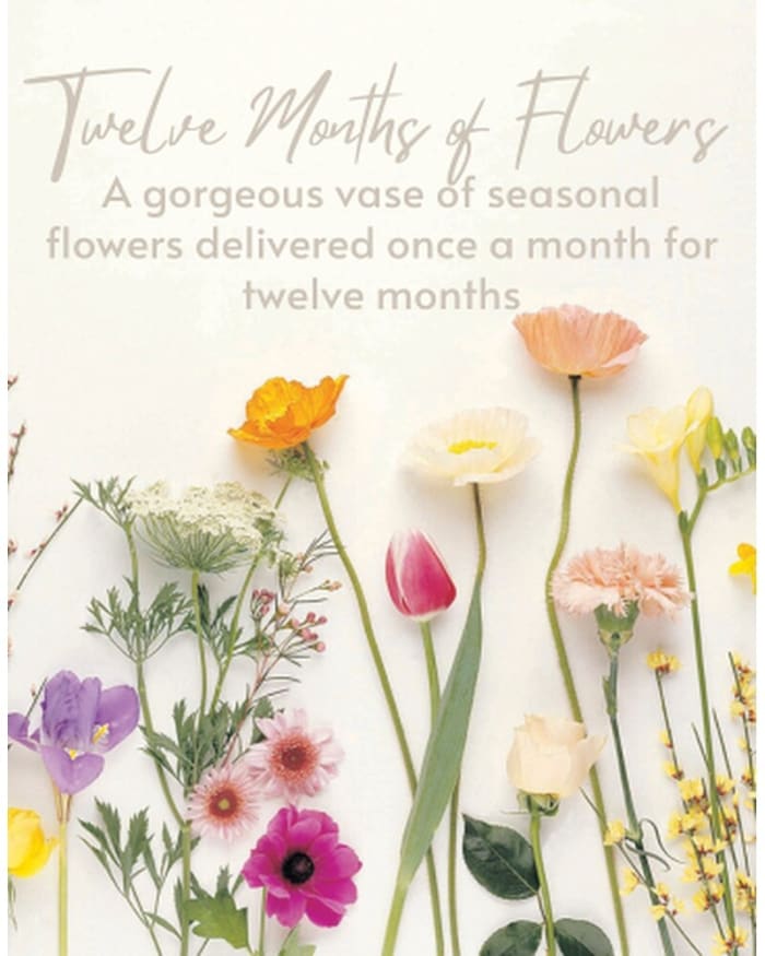 Twelve Months of Flowers