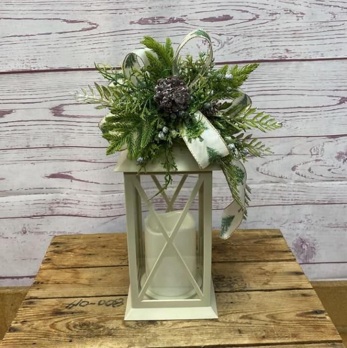 Natural Pine Silk (Artificial) Lantern