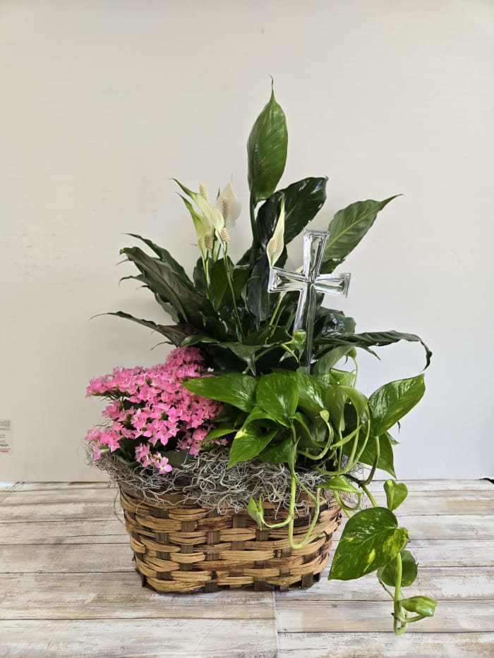 Triple European Basket with Cross