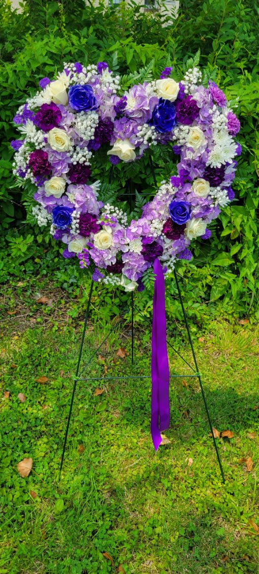 Lavender Open Heart