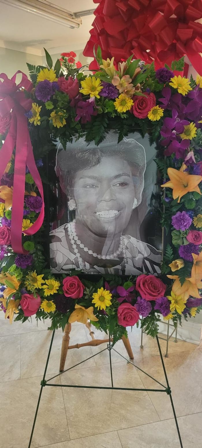Floral Portrait Frame