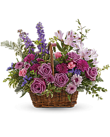 Lavender Meadow Basket