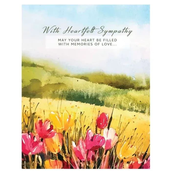 With Heartfelt Sympathy Card