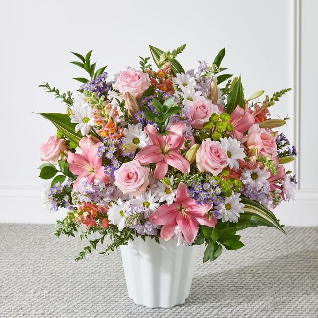 Abundant Comapssion Floor Basket by FTD