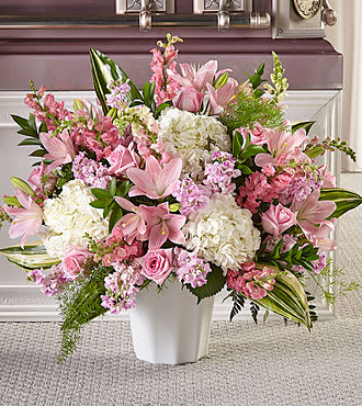 Simply Serene Floor Basket by FTD