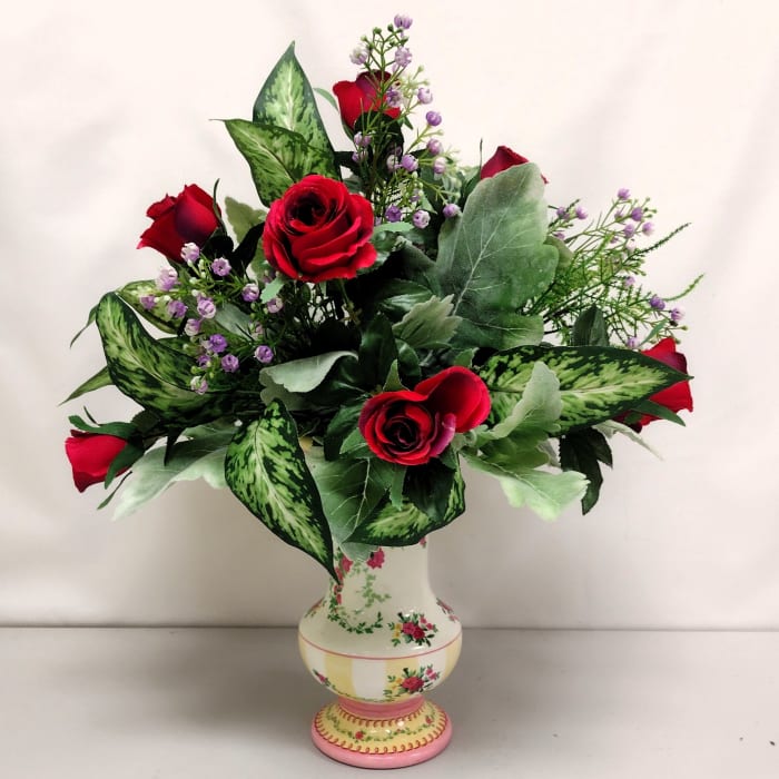 Red Rose Silk