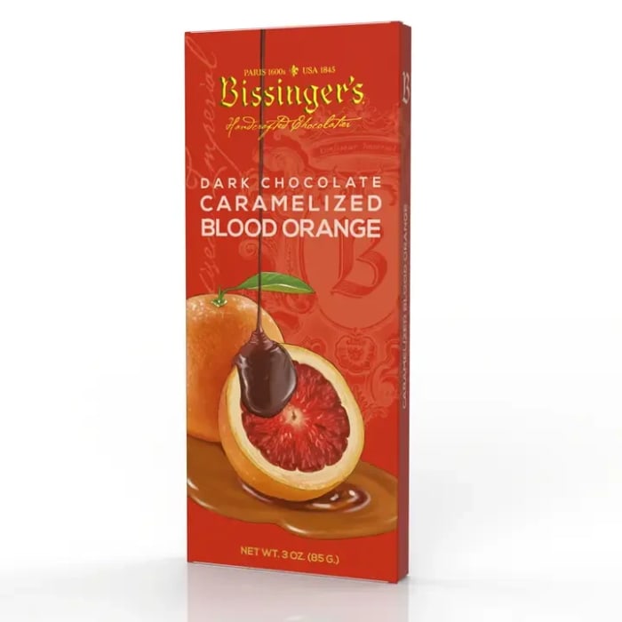 Dark Chocolate Caramelized Blood Orange Bar