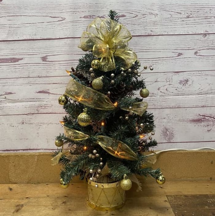 Little Drummer Silk (Artificial) Christmas Tree