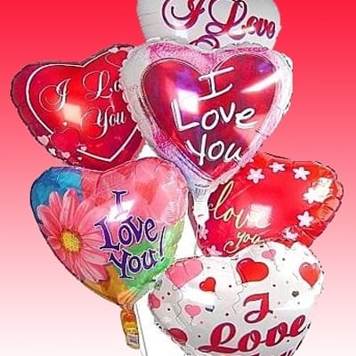 6 I Love You Balloon Bouquet