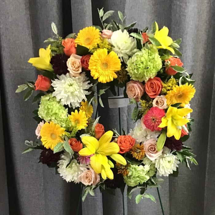Life In Color Wreath