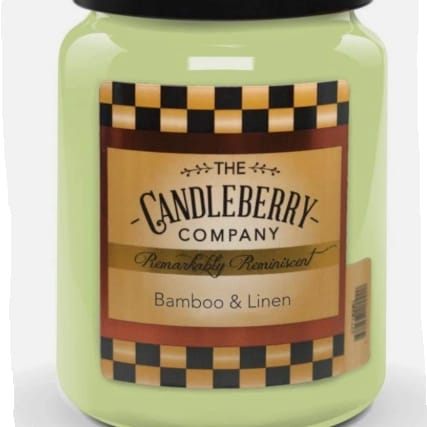 Candleberry Bamboo and Linen Jar Candle